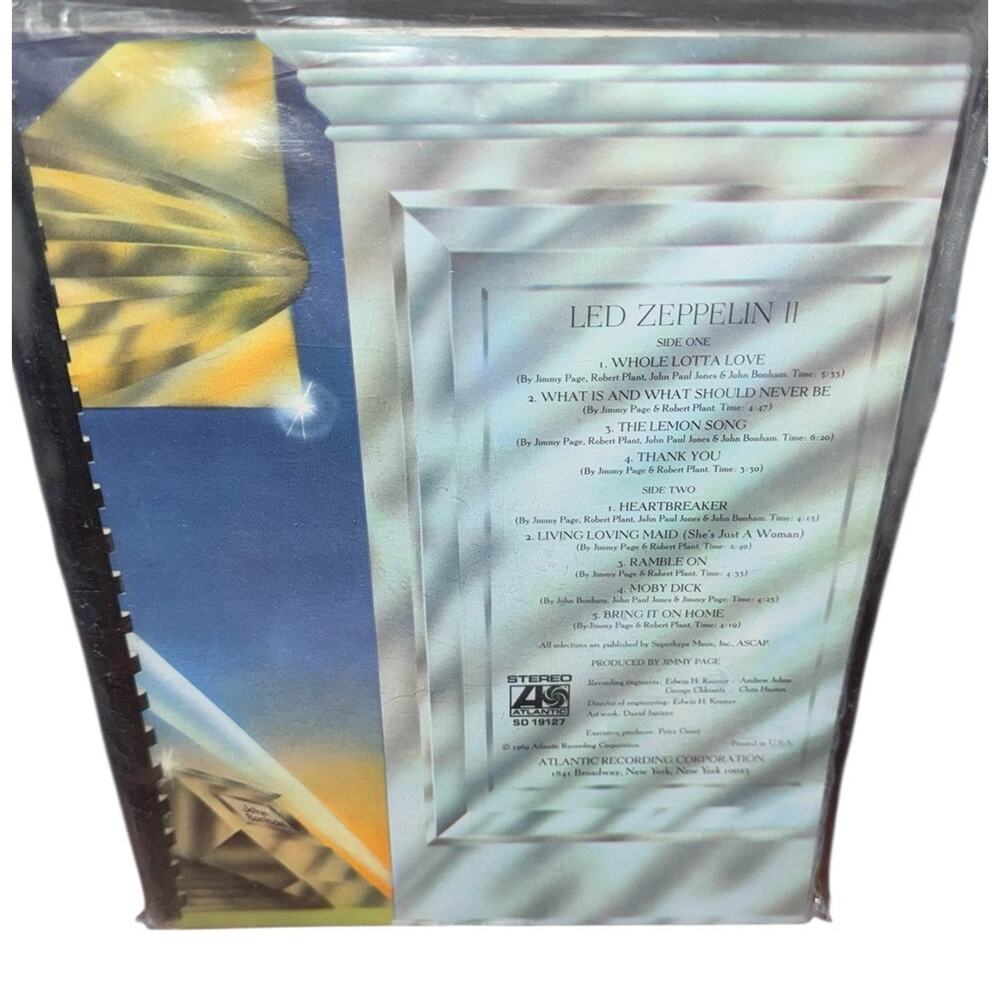 Led Zeppelin II Album Cover Spiral Notebook Sealed Vintage Rock Stationery Music